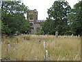 TQ5084 : Looking to the church, "God's Little Acre" Dagenham Parish Churchyard by Roger Jones