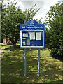 TM1170 : All Saints Church Notice Board by Geographer