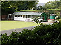 SE3643 : Bardsey Bowls Pavilion - viewed from Woodacre Crescent by Betty Longbottom