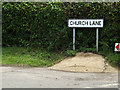 TM1570 : Church Lane sign by Geographer