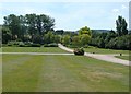 TQ0213 : Amberley Castle - Grounds to south of castle by Rob Farrow