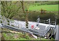 SN7079 : River gauge, Afon Rheidol by Rudi Winter