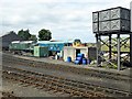 TG1141 : Diesel Locomotives Outside the Engine Sheds at Weybourne by David Dixon