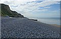 TG1543 : Sheringham shoreline by John Salmon