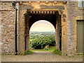 SD7441 : Through the Arch at Clitheroe Castle by David Dixon