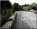 SN5601 : Bilingual sign on Heol y Parc, Llangennech by Jaggery