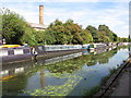 TQ1383 : Shoestring, narrowboat on Paddington Branch canal by David Hawgood