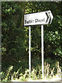 TM1171 : Roadsign on the A140 Ipswich Road by Geographer