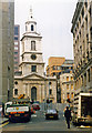 TQ3381 : St-Botolph-without-Bishopsgate, after major IRA bomb blast, 1993 by Ben Brooksbank