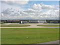 TL5322 : Hangars at Stansted Airport from the air by Thomas Nugent