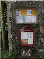 TM1168 : St. George's Church & Village Notice Boards by Geographer