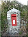 SM7725 : Letter box, Vachelich, Pembrokeshire by Becky Williamson