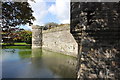 SH6076 : Moat and Outer Curtain Wall, Beaumaris Castle by Jeff Buck