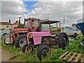 TG5211 : Tractors near lifeboat station by Martin Pearman