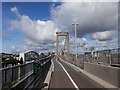 SX4358 : The pedestrian lane on the Tamar Bridge by Oliver Mills