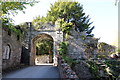 SJ1258 : Gate to Ruthin Castle by Jeff Buck