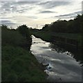 SK4934 : Morning sky on the River Erewash by David Lally