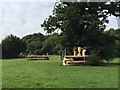 SJ8165 : Somerford Park Horse Trials: stick pile and corner by Jonathan Hutchins