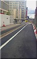 SJ8397 : Bury-bound Tram approaching St Peters Square by Bradley Michael