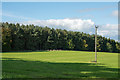 NY9957 : Field with Middle Rigg Plantation beyond by Trevor Littlewood