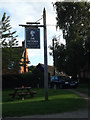 TM2363 : The Victoria Public House sign by Geographer