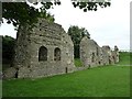 TQ4109 : St Pancras Priory, Lewes - Wall of Refectory by Rob Farrow