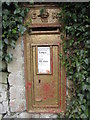 NT2033 : Gold postbox at Posso by M J Richardson