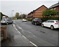 SO0291 : Station Road towards Caersws railway station  by Jaggery