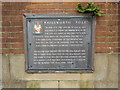 SD8901 : Inscription on the Failsworth Pole Clock Tower (1) by David Hillas