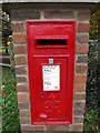 TM0532 : Coles Oak Lane George VI Postbox by Geographer