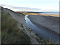 NZ4936 : Crimdon Beck and Hart Warren Dunes by Oliver Dixon