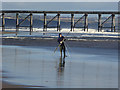 NZ5134 : Sea angler on North Sands by Oliver Dixon