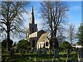 TL3774 : Church with tower and spire in Bluntisham by Richard Humphrey