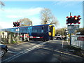 TQ6747 : Level crossing at Beltring by Malc McDonald