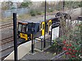 NZ3064 : Train at Hebburn Metro Station (Platform 2) by Andrew Curtis