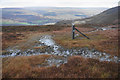 SK0696 : Line of grouse butts above Clough Edge by Bill Boaden