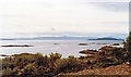 NG7528 : Across the Inner Sound to Raasay and Skye from Badicaul, north of Kyle,1994 by Ben Brooksbank