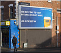 J3373 : 'Harp' advert, Belfast by Rossographer