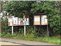 TL3656 : Toft Village Notice Boards on the B1046 Comberton Road by Geographer