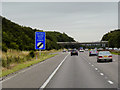 SE3625 : Eastbound M62, End of Variable Speed Limit by David Dixon