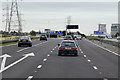 SE4323 : Eastbound M62, Exit Sliproad at Junction 32 (Castleford) by David Dixon