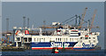 J3677 : "Stena Performer" and "Stena Mersey", Belfast (December 2015) by Albert Bridge