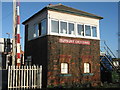 SK2129 : Tutbury Crossing signal box by M J Richardson