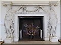 SO8844 : Fireplace, Long Gallery, Croome Court by Philip Halling