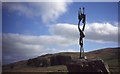 NX8378 : Standing Man, Glenkiln by Richard Webb