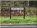 TL2111 : Green Lanes sign by Geographer