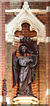 TQ3689 : St Michael & All Angels, Palmerston Road - Reredos detail by John Salmon