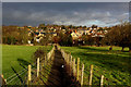 SE3643 : Footpath leading towards East Keswick by Chris Heaton