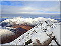 NN2166 : View of Ben Nevis from Binnein Mór by Mick Garratt