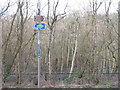 NT0086 : Footpath and NCN sign at Valleyfield by M J Richardson